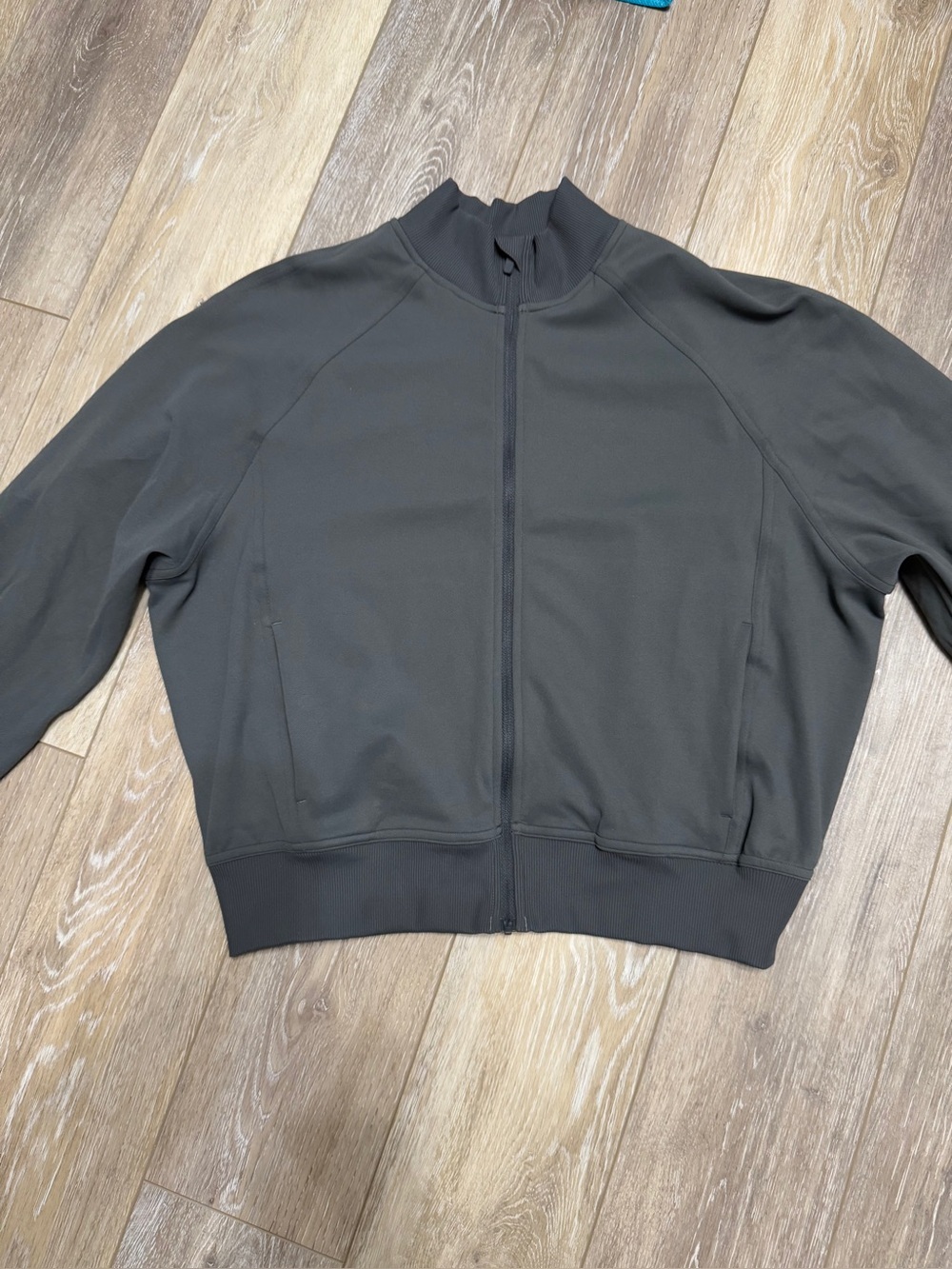lululemon athletica Dark Gray (charcoal) Bomber Style Jacket